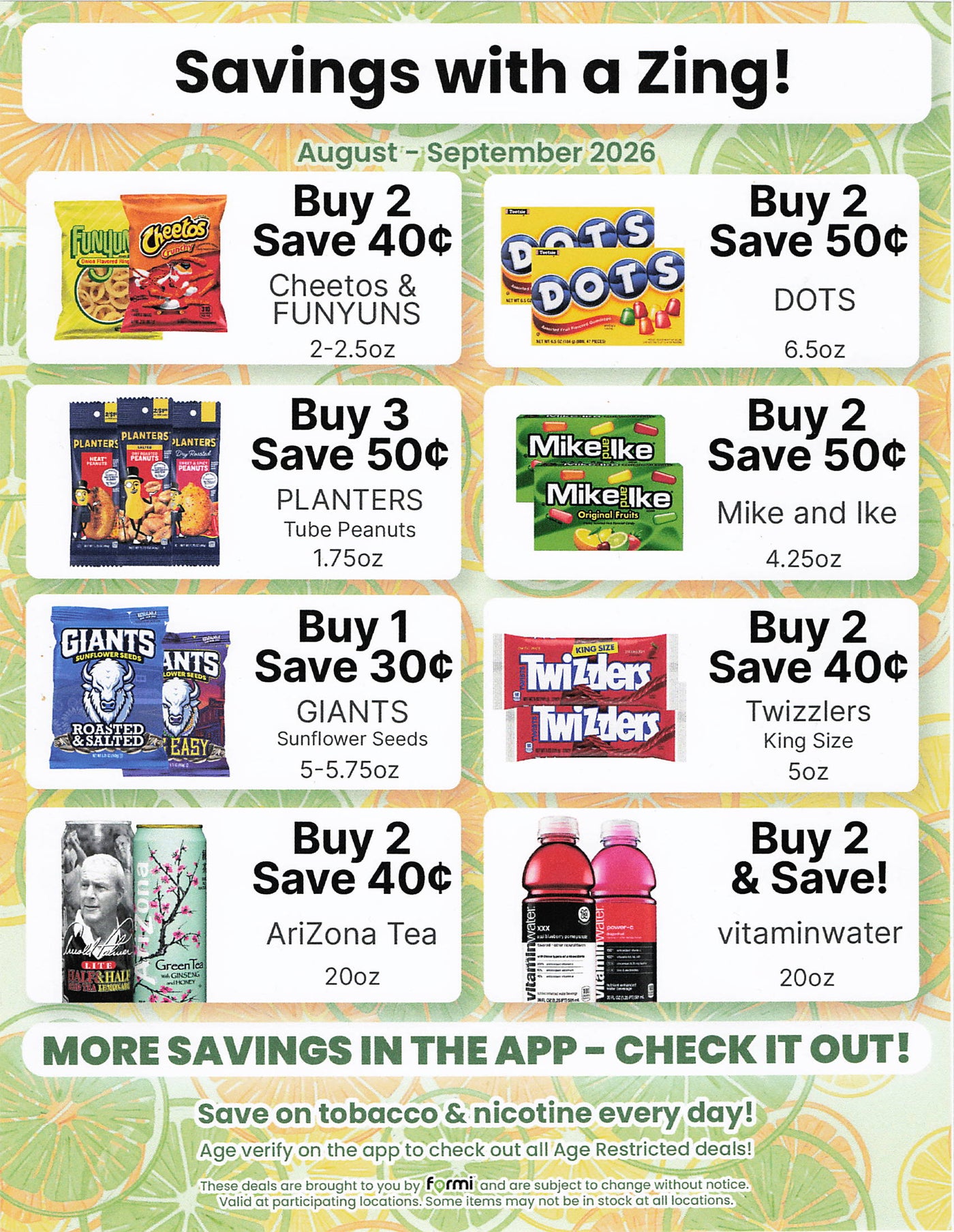 Patron Points Monthly Flyer
